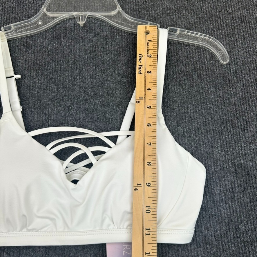 Crz Yoga Women's Strappy Sports Yoga Bra Cross Back White Size Small - Lot Of 2 — image 3 of 8